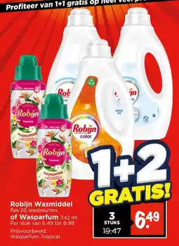 Vomar Voordeelmarkt Robijn Wasmiddel of Wasparfum aanbieding