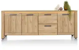 Henders & Hazel Delmonte, dressoir 230 cm - 3-deuren + 2-laden (LED + dimmer) aanbieding
