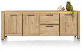 Henders & Hazel Delmonte, dressoir 230 cm - 3-deuren + 2-laden (LED + dimmer) aanbieding