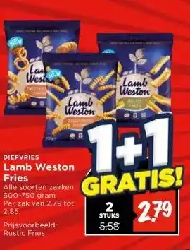 Vomar Voordeelmarkt DIEPVRIES Lamb Weston Fries aanbieding