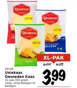 Vomar Voordeelmarkt Uniekaas Gesneden Kaas aanbieding