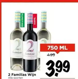 Vomar Voordeelmarkt 2 Familias Wijn aanbieding