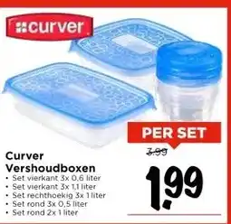 Vomar Voordeelmarkt Curver Vershoudboxen aanbieding