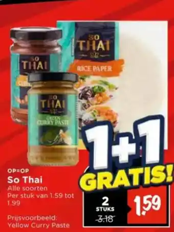 Vomar Voordeelmarkt So Thai aanbieding