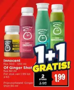 Vomar Voordeelmarkt Innocent Of Ginger Shot aanbieding
