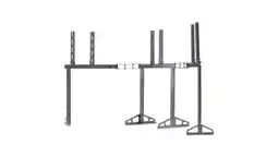 Bol.com Playseat TV Stand Pro - TV Standaard voor 3 TV's - Uitbreidbaar - Zilver aanbieding