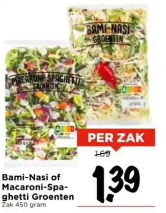 Vomar Voordeelmarkt Bami-Nasi of Macaroni-Spa- ghetti aanbieding
