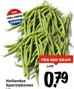 Vomar Voordeelmarkt Hollandse Sperziebonen aanbieding