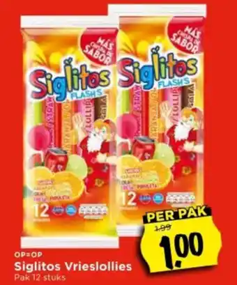 Vomar Voordeelmarkt Siglitos Vrieslollies aanbieding