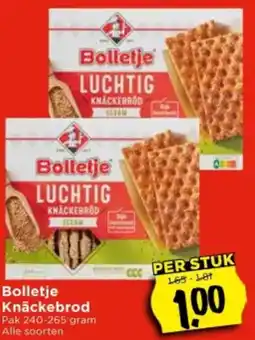 Vomar Voordeelmarkt Bolletje Knäckebrod aanbieding
