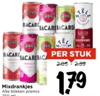Vomar Voordeelmarkt Mixdrankjes aanbieding