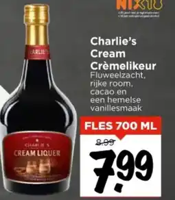 Vomar Voordeelmarkt Charlie's Cream Crèmelikeur aanbieding