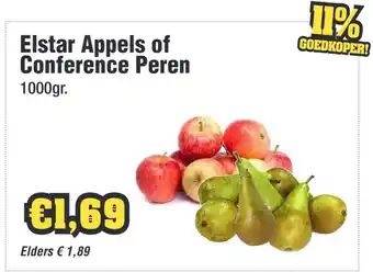 Budget Food Elstar Appels of Conference Peren aanbieding