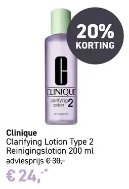 Mooi parfumerie Clinique aanbieding