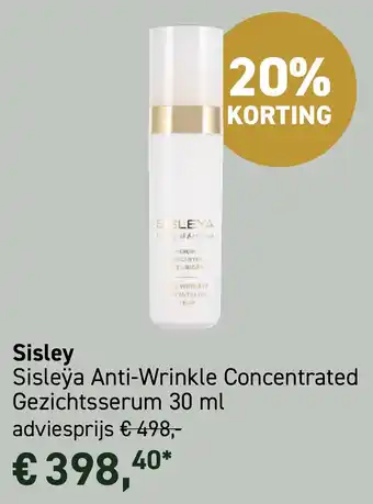 Mooi parfumerie Sisley aanbieding