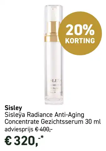 Mooi parfumerie Sisley aanbieding