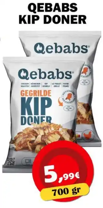 Avantage Supermarkt Qebabs kip doner aanbieding