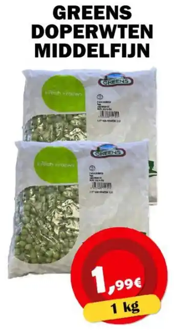 Avantage Supermarkt Greens doperwten middelfijn aanbieding