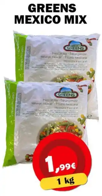 Avantage Supermarkt Greens mexico mix aanbieding