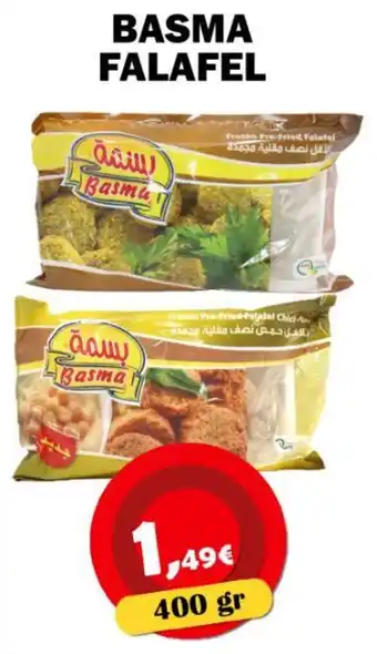 Avantage Supermarkt Basma falafel aanbieding