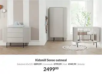 Babypark Kidsmill Sense oatmeal aanbieding