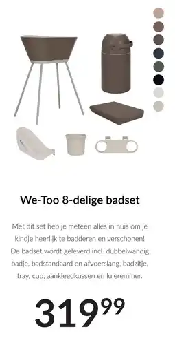 Babypark We-Too 8-delige badset aanbieding