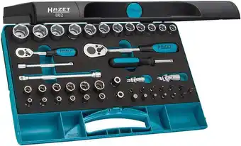 Conrad Hazet 882 Dopsleutelset Metrisch 1/4 (6.3 mm), 3/8 (10 mm) 46-delig aanbieding