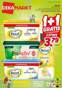 Dekamarkt Becel aanbieding