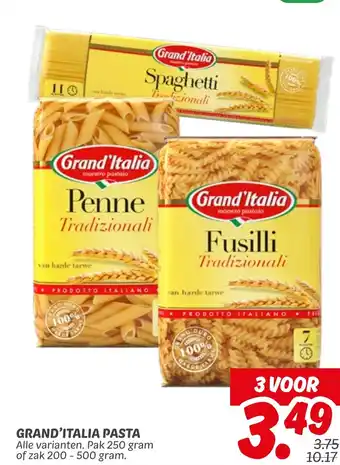 Dekamarkt GRAND'ITALIA PASTA aanbieding