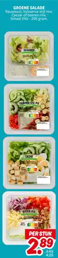 Dekamarkt Groene salade aanbieding