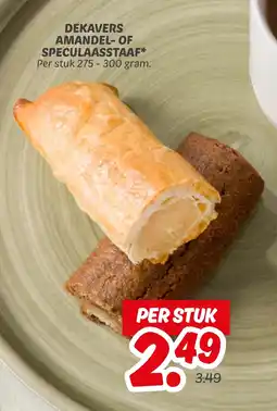 Dekamarkt Dekavers amandel of speculaasstaaf aanbieding