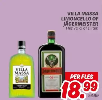 Dekamarkt Villa massa limoncello of jägermeister aanbieding
