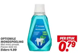 Dekamarkt Optismile mondspoeling aanbieding