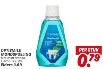 Dekamarkt Optismile mondspoeling aanbieding