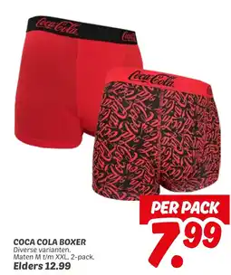 Dekamarkt Coca cola boxer aanbieding