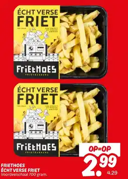 Dekamarkt Friethoes écht verse friet aanbieding