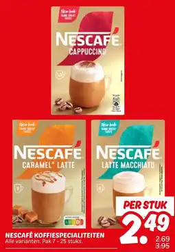 Dekamarkt Nescafé koffiespecialiteiten aanbieding