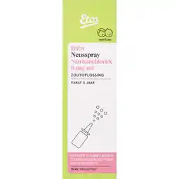 Albert Heijn Etos Babyneusspray zoutoplossing aanbieding