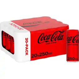 Albert Heijn Coca-Cola Zero sugar 20-pack aanbieding