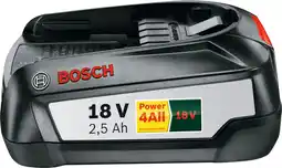 Coolblue Bosch Accu 18V 2,5Ah Li-Ion aanbieding