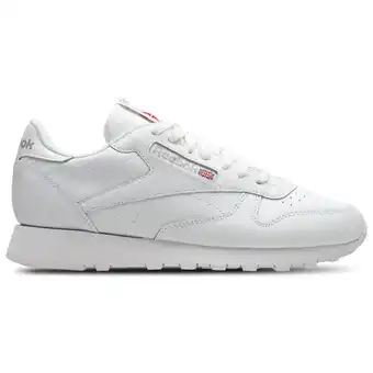 Foot Locker Reebok Classic Sneakers Heren - Wit - Maat 40 - Leer aanbieding