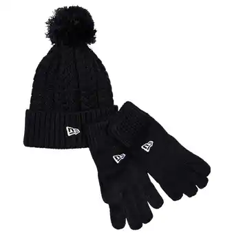 Foot Locker New Era Kids Beanie Set Winter mutzen Unisex - Zwart - Maat One Size - Wol aanbieding