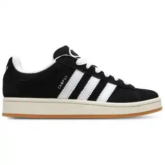 Foot Locker Adidas Campus Sneakers Dames - Zwart - Maat 39 1/3 - Suède aanbieding