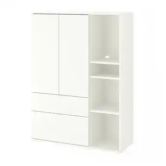 IKEA Ikea vihals wit opbergmeubel met legplanken, lades en kast aanbieding