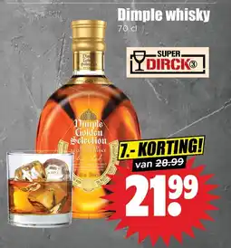 Dirk Dimple whisky aanbieding