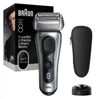MediaMarkt Braun 8617s Scheerapparaat Zilver aanbieding