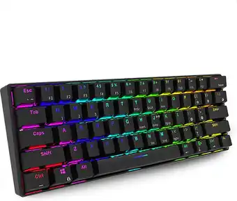 Bol.com Royal Kludge RK61 - Mechanisch Gaming Toetsenbord - Draadloos - Ergonomisch - RGB - Red Switch aanbieding