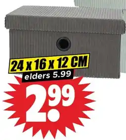 Dirk Opbergbox met deksel aanbieding