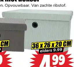 Dirk Opbergbox met deksel aanbieding