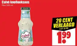 Dirk Calvé knoflooksaus aanbieding